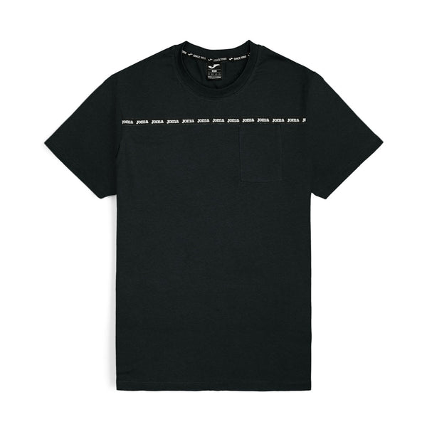 Joma Front Tape T-shirt For Men-MTST-2175-Black
