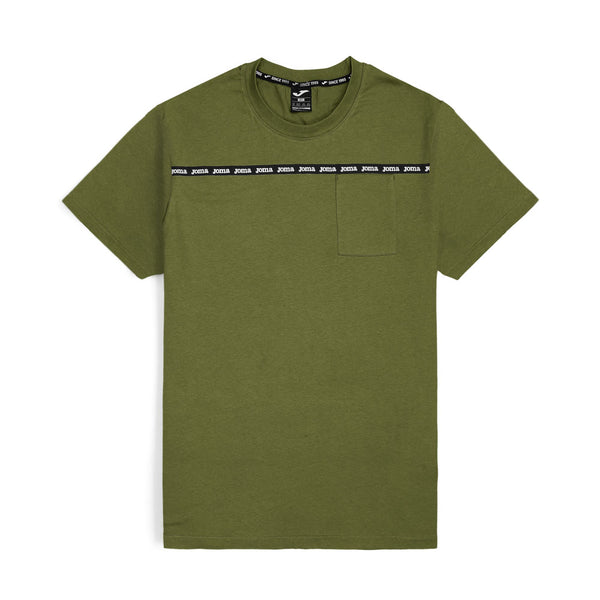 Joma Front Tape T-shirt For Men-MTST-2175-Olive