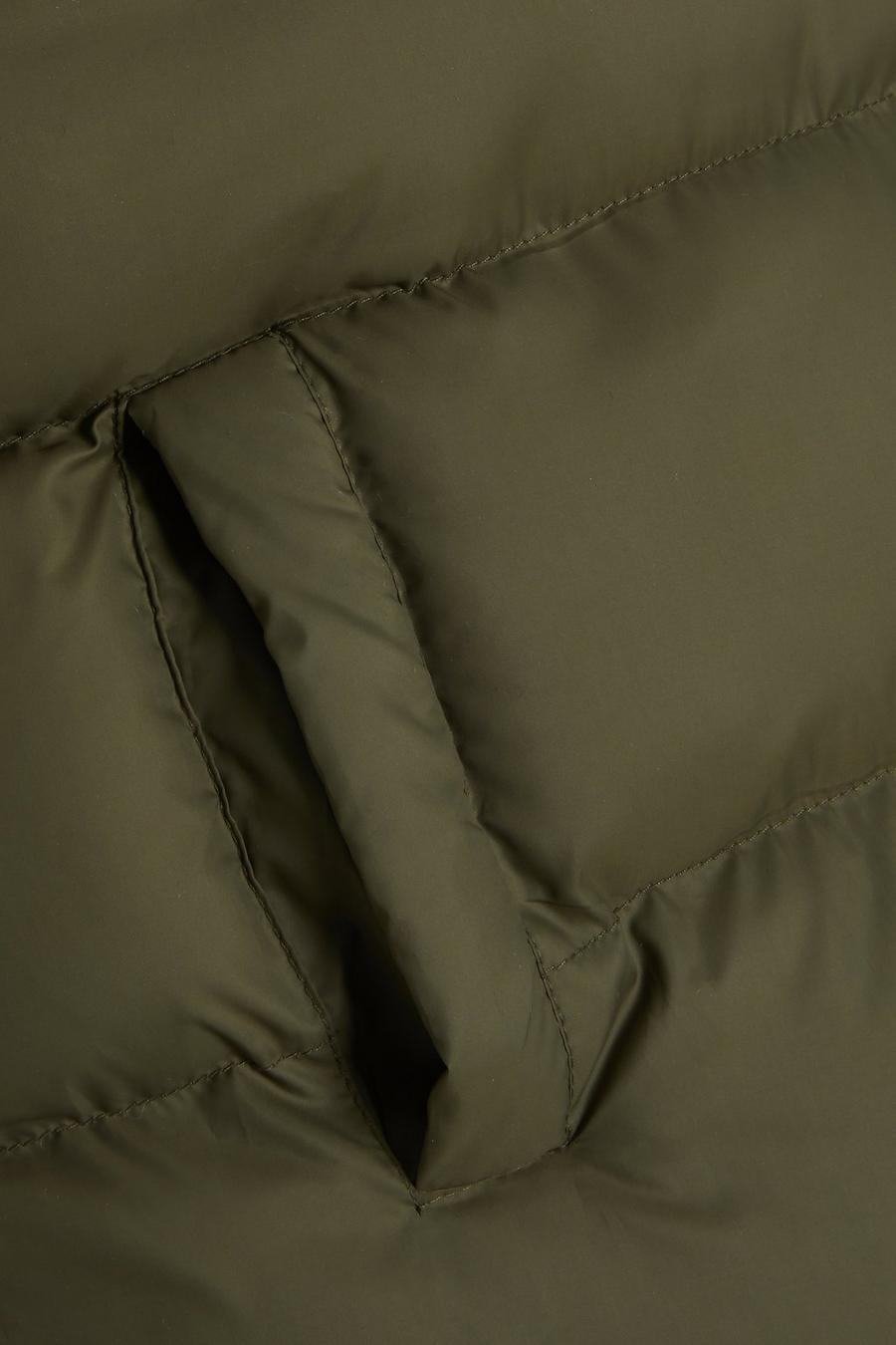 Hooded Gilet Sleeveless Jacket Full Zip For Women-Fp710 LJKT-2034-Olive