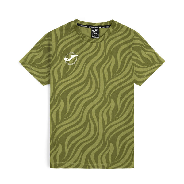 Joma Printed Short Sleeve T-shirt for Ladies-LTST-2178-Olive