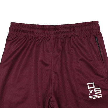 Dropshot square print pocket trouser-MTRS-0076-Burgundy - FactoryX.pk