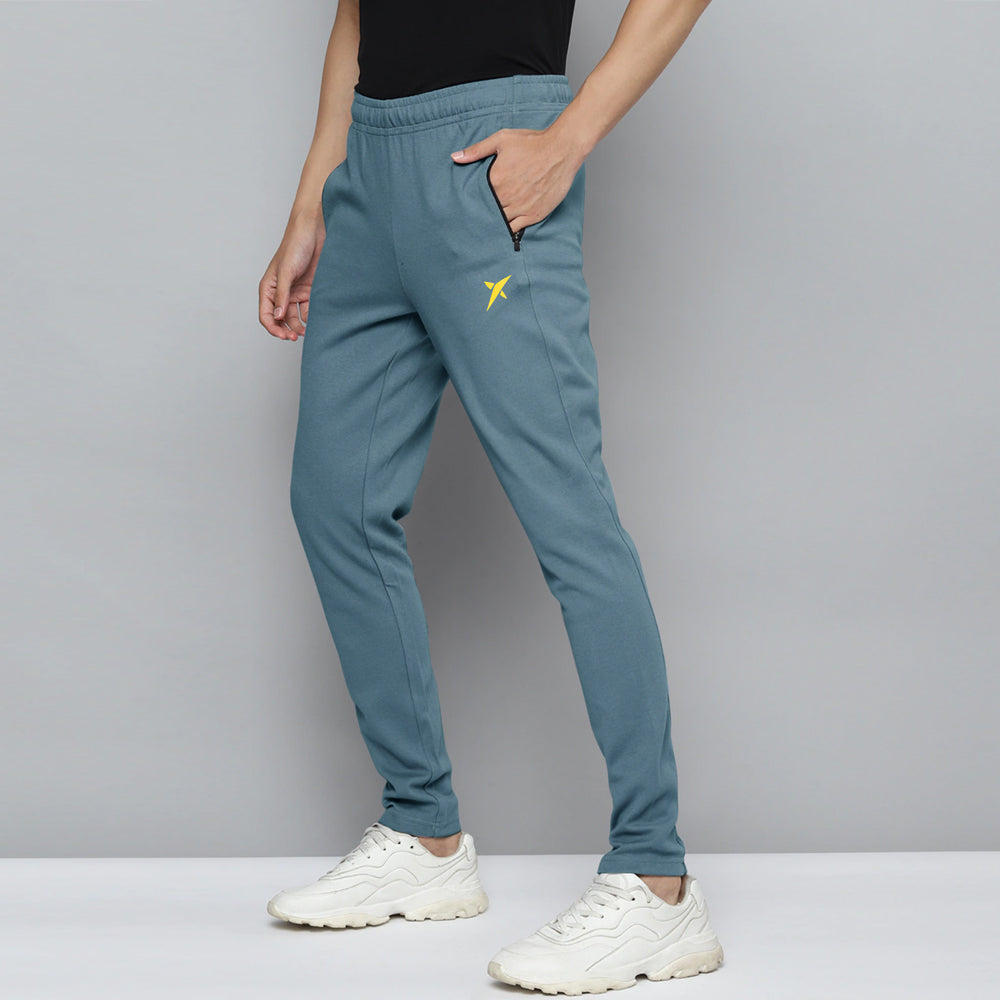 Drop Shot Logo Premium Trouser for Men Grey - FactoryX.pk