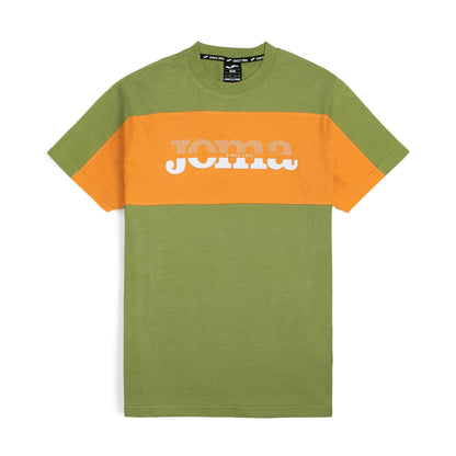 Joma Front Panel Logo T-shirt For Men-MTST-2173-Olive Orange