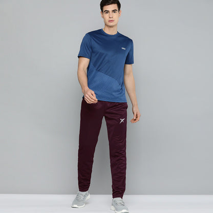 Dropshot Logo print Trouser-MTRS-0078-Burgundy - FactoryX.pk