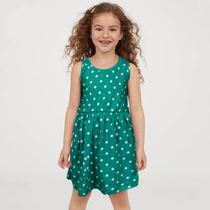 ennie mennie Polka Dot-KFRK-0158-Emerald green - FactoryX.pk