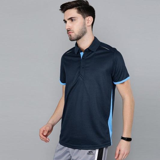 Banner Polos for Men-MPLO-0054-Navy Sky