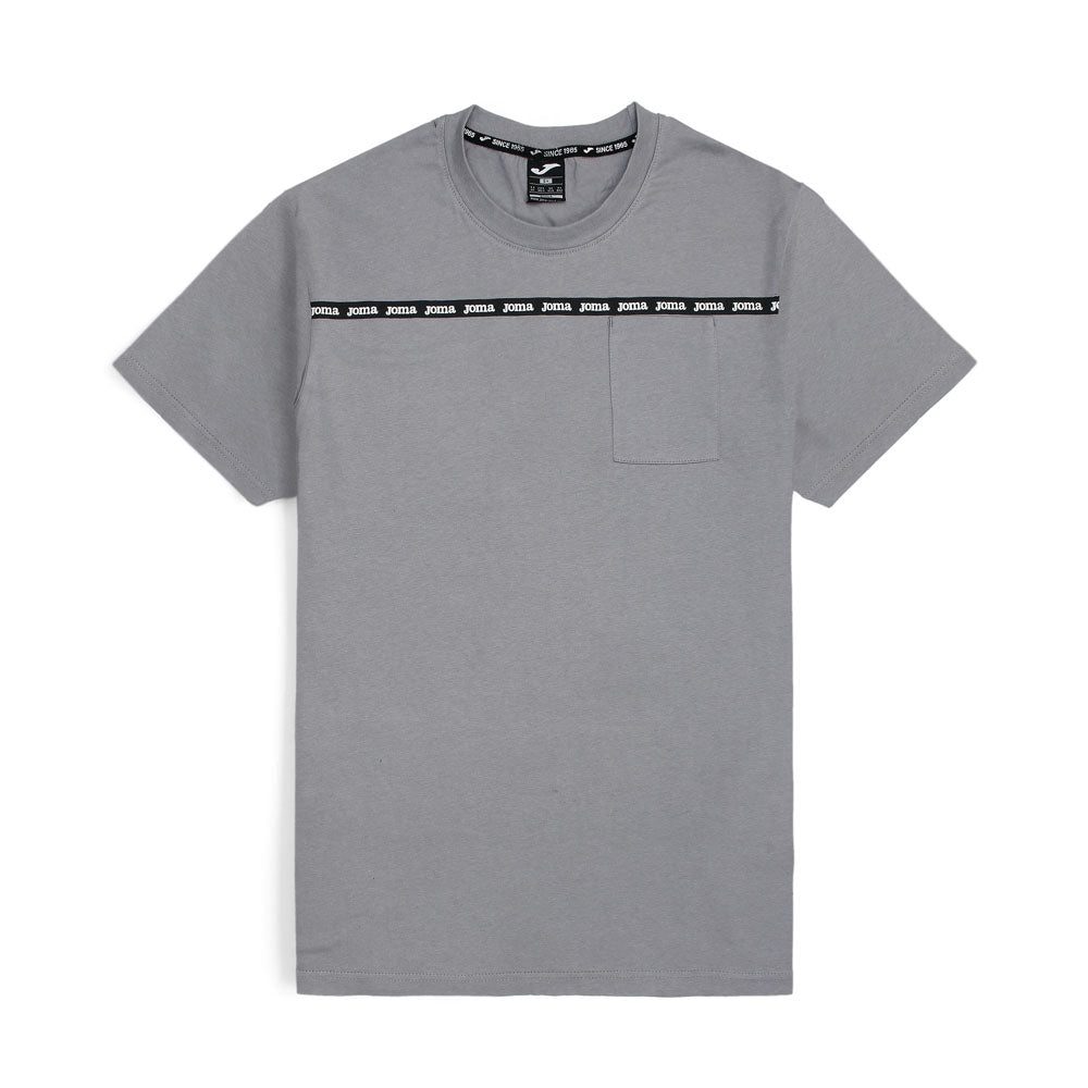 Joma Front Tape T-shirt For Men-MTST-2175-Greynight