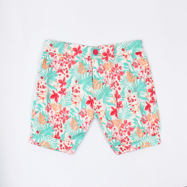 Guess All over leafs Printed Short -KSHR-2074