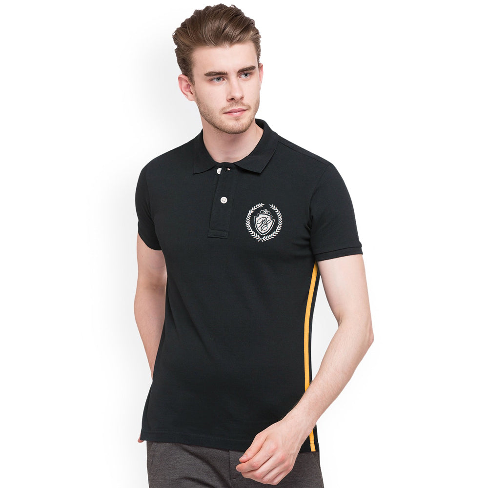 Polo Essentials Polo Shirt For Men-Mplo-2009-Black - FactoryX.pk