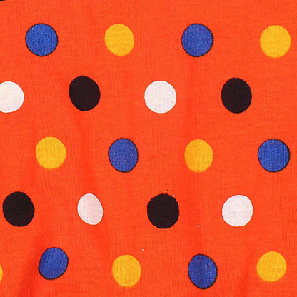 H&M Multi color polka dot-KFRK-0152-Orange - FactoryX.pk