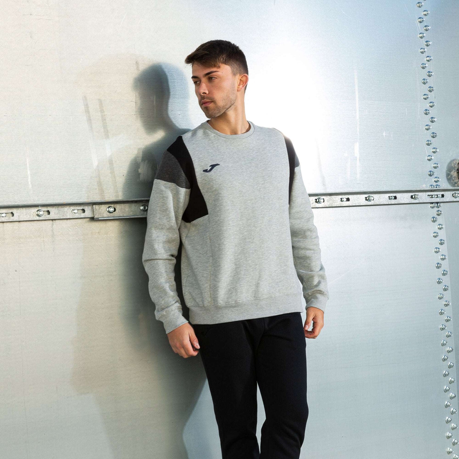 Joma Sweatshirt For Men-MSWS-2007-Grey - FactoryX.pk