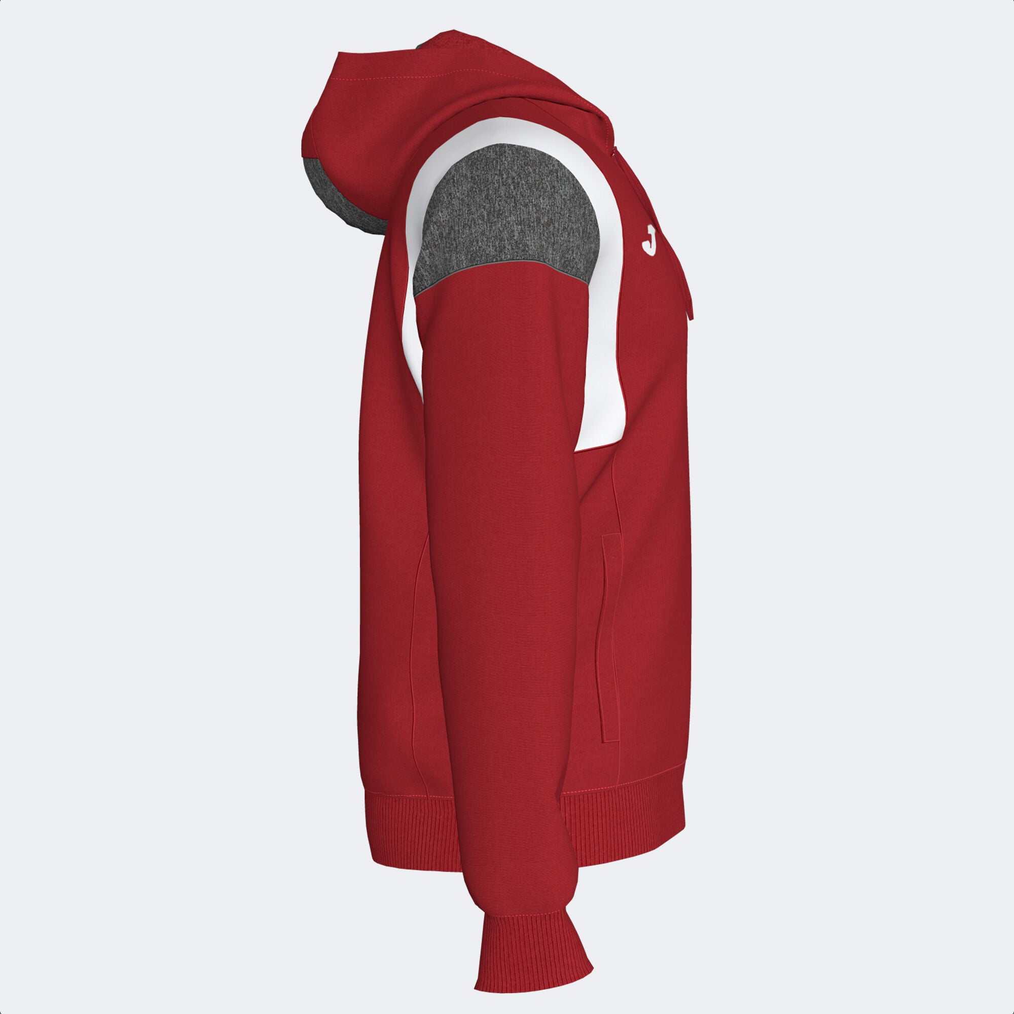 Joma Full Zipper Hood For Men-MZHDY-2006-Red - FactoryX.pk