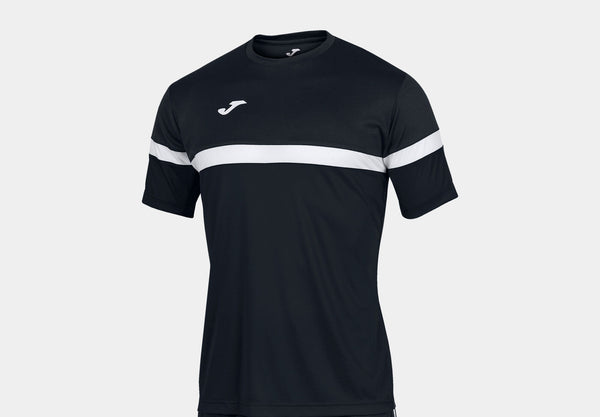 Joma Danubio Polyester T-shirt For Boys-KTST-2190Black White