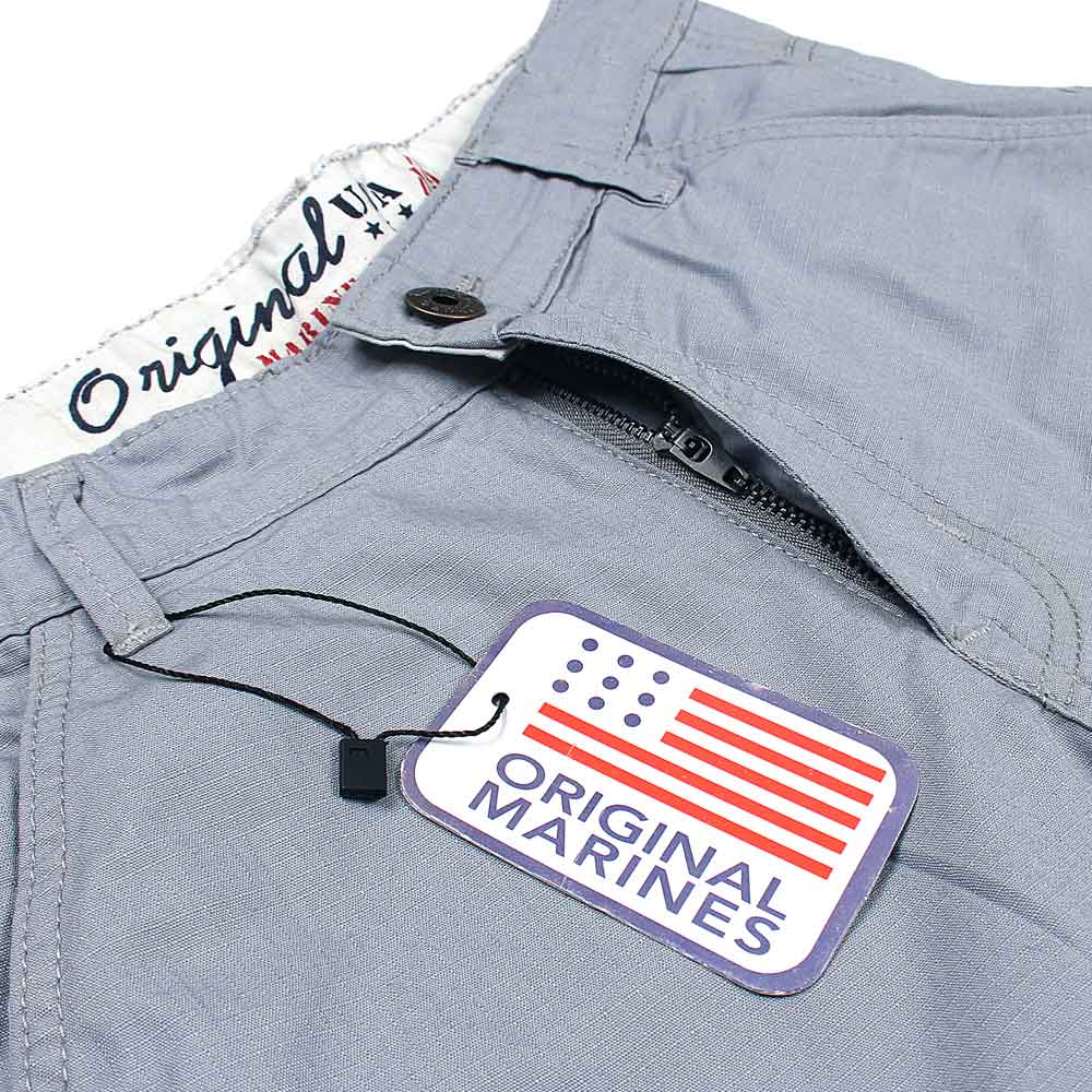 Orignal marins Plain  Jeans Shorts-KSTS-0117-Grey - FactoryX.pk