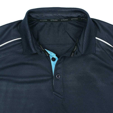 Banner Polos for Men-MPLO-0054-Navy Sky