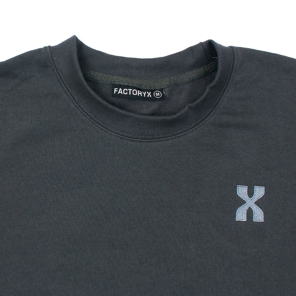 Men FX Logo Embroidered Coord set-Ladies-2027-Anthracite - FactoryX.pk