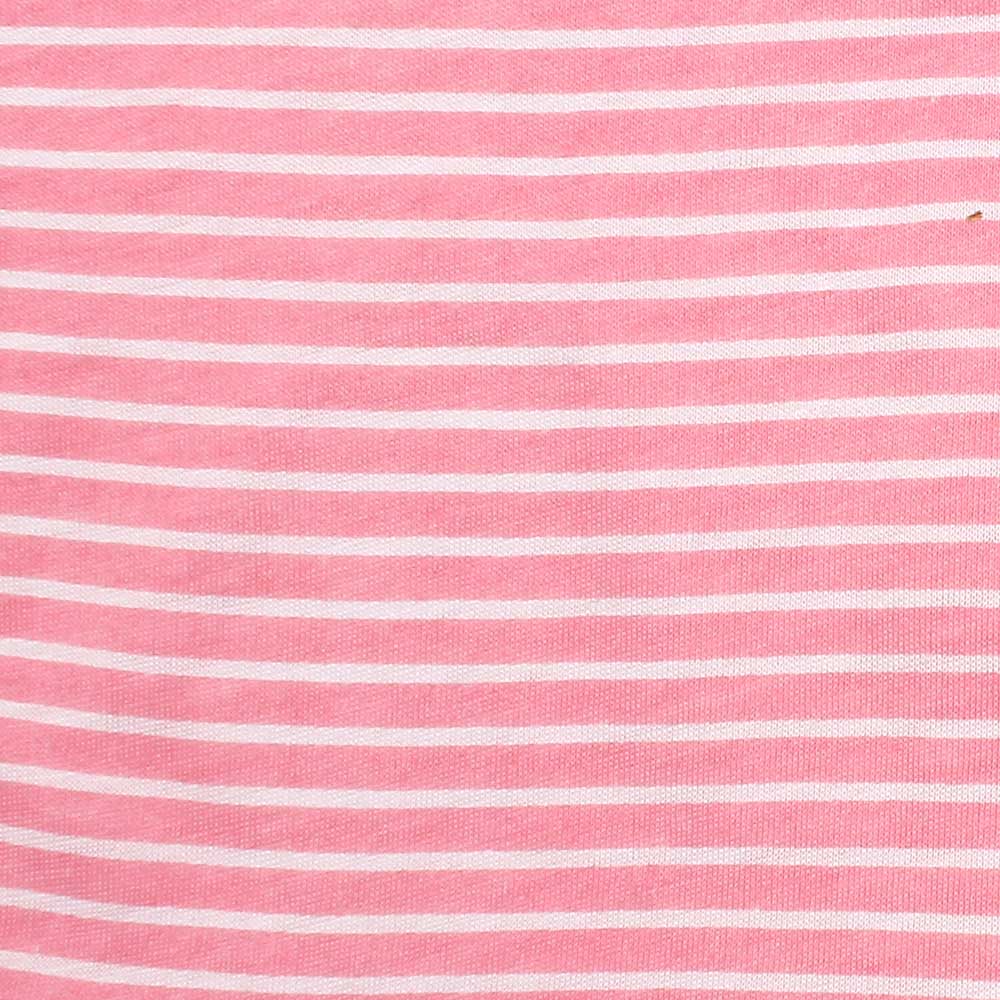 ennie mennie striped-FRK-0161-Pink White - FactoryX.pk