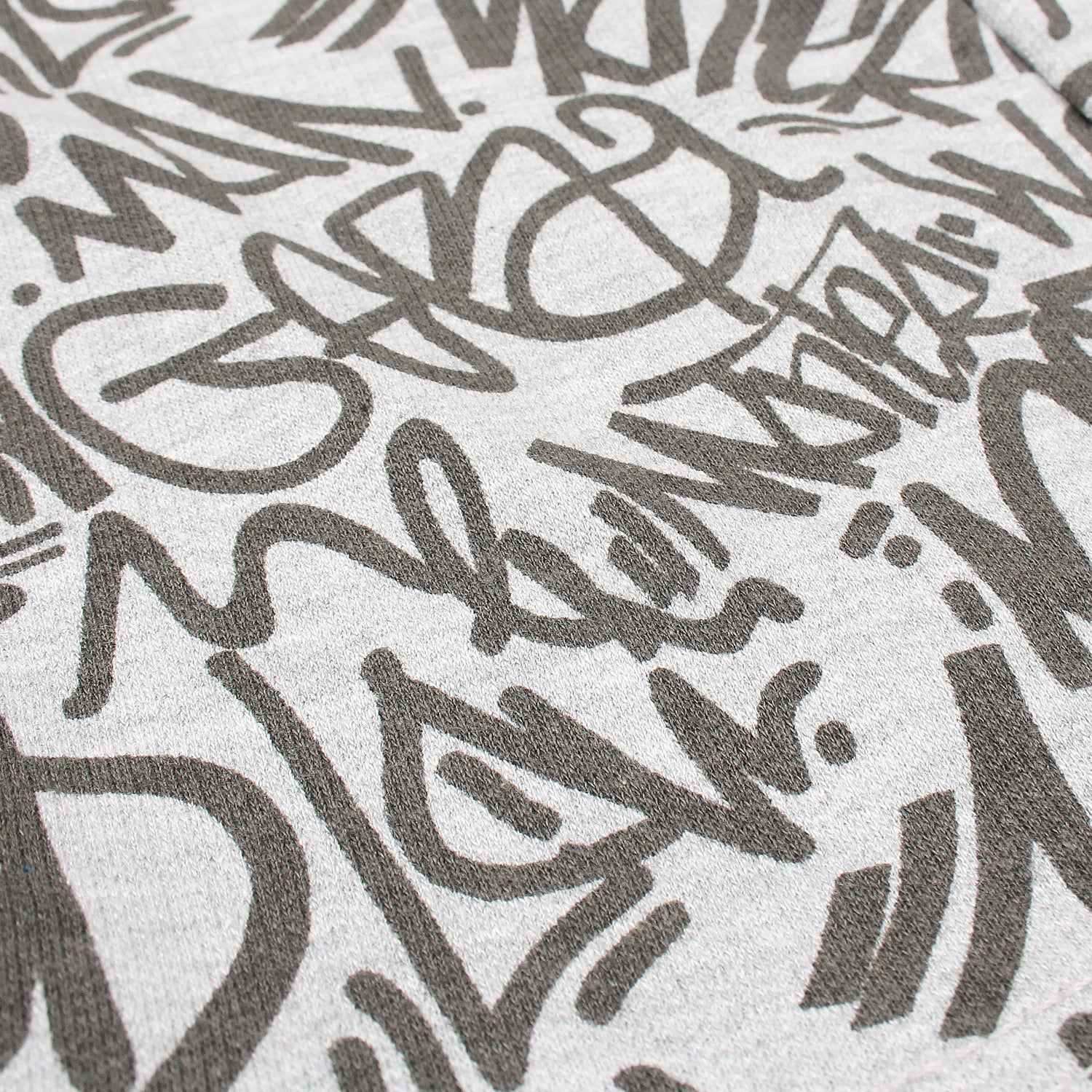 All Over Graffiti Letters Printed Short-KSHR-2094