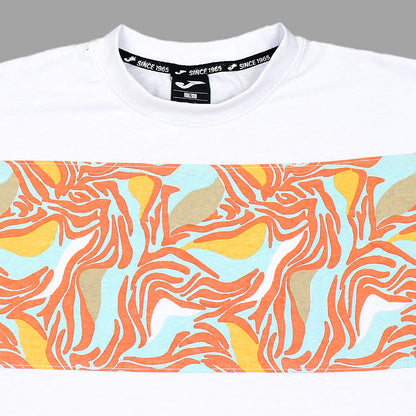 Joma Printed Front Panel T-shirt For Men-MTST-2177-White