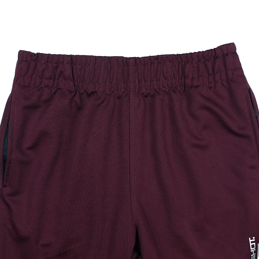 Dropshot verticle print trouser-MTRS-0077-Burgundy - FactoryX.pk