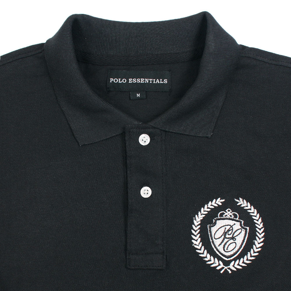 Polo Essentials Polo Shirt For Men-Mplo-2009-Black - FactoryX.pk