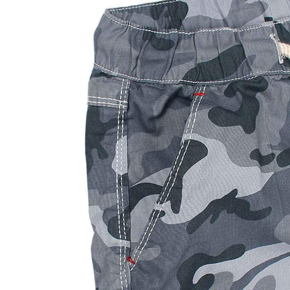 Raw Culture Grey Camo Print Shorts for kids.-KSTS-0101-Grey - FactoryX.pk