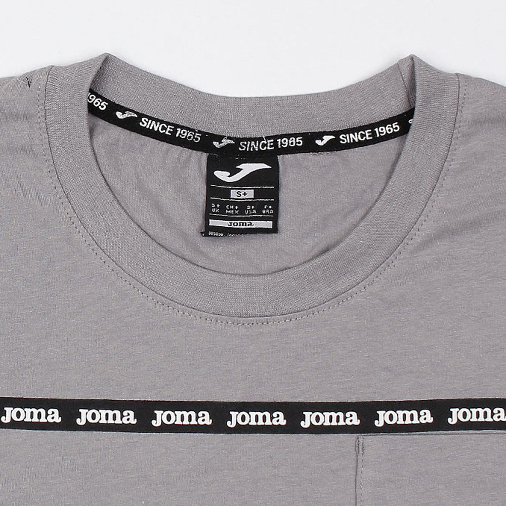 Joma Front Tape T-shirt For Men-MTST-2175-Greynight