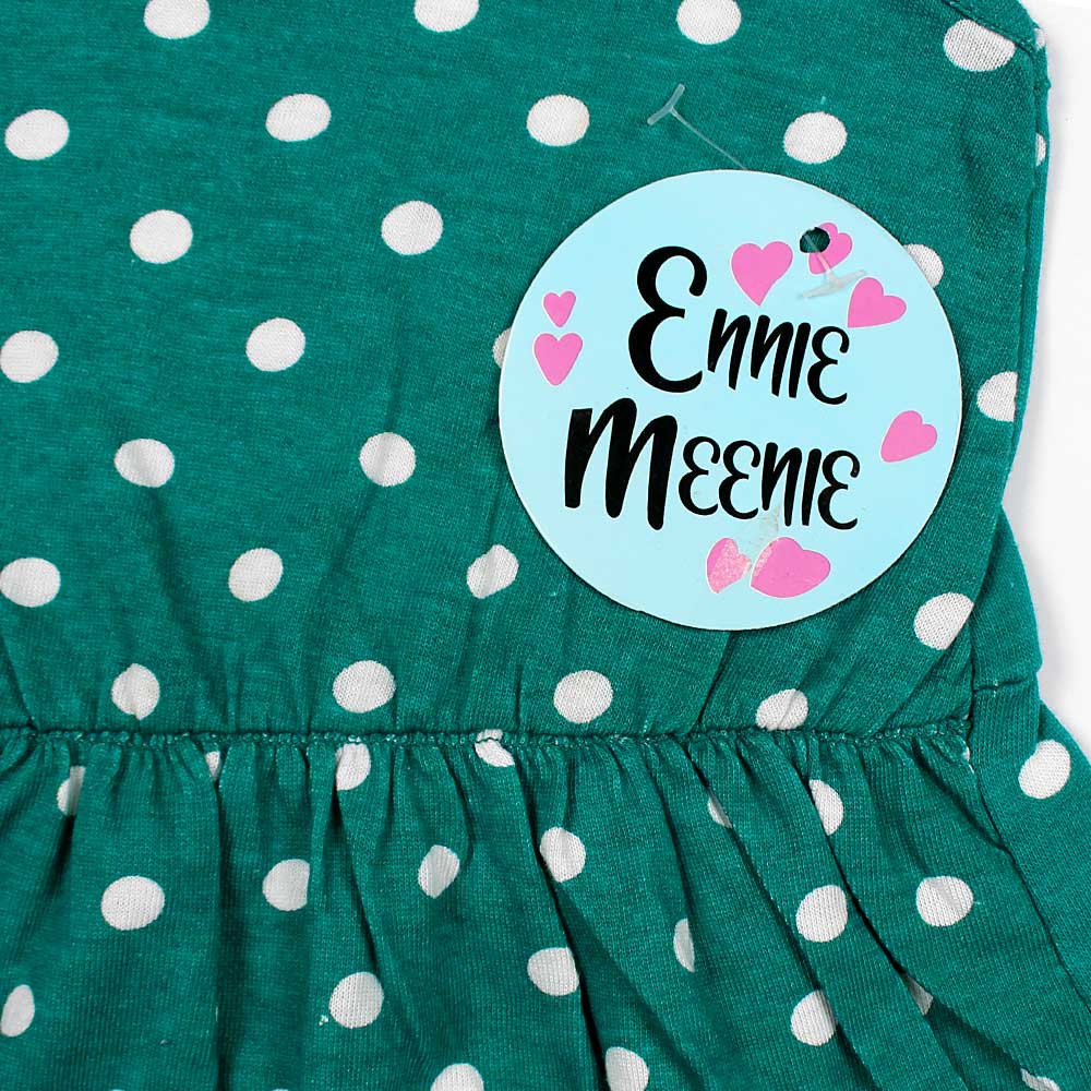 ennie mennie Polka Dot-KFRK-0158-Emerald green - FactoryX.pk