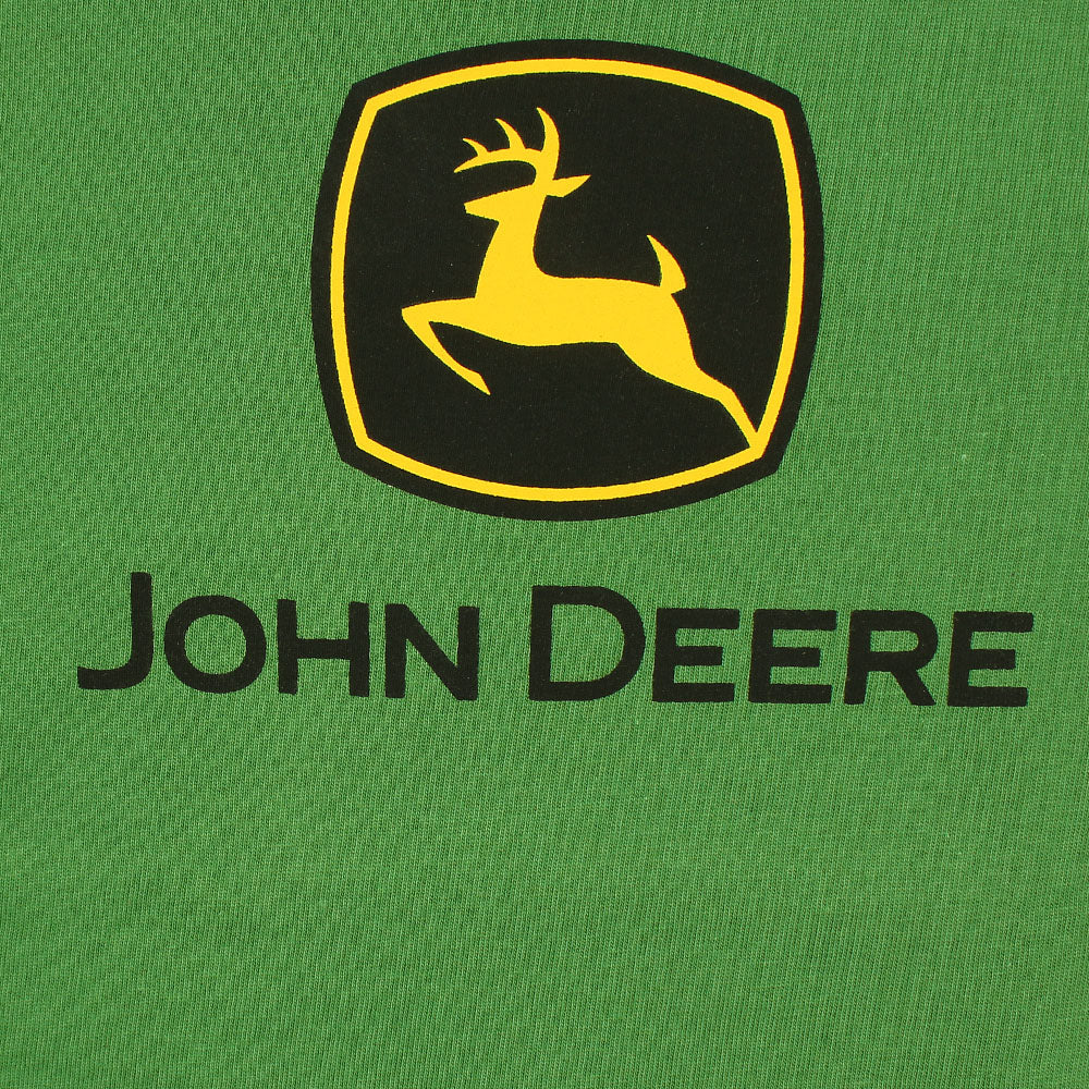 John Deere Logo Printed Boys T-shirt-KTST-2171-Green