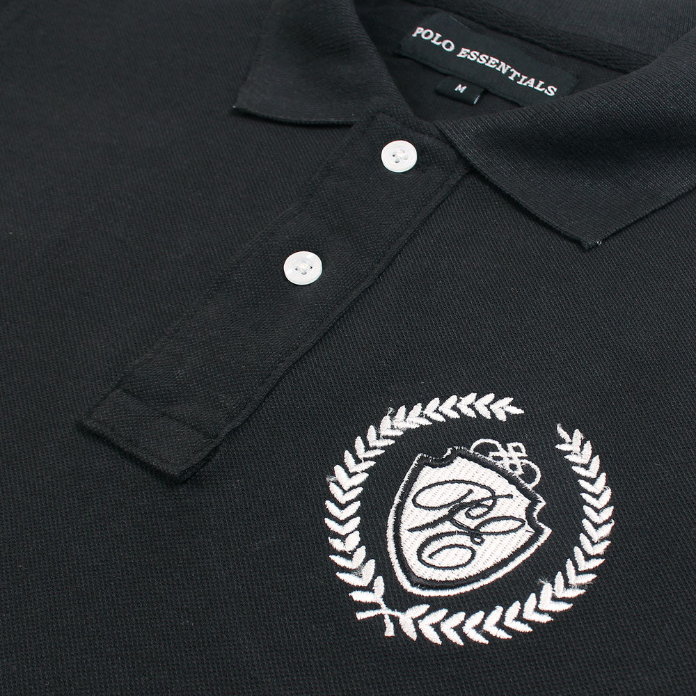 Polo Essentials Polo Shirt For Men-Mplo-2009-Black - FactoryX.pk
