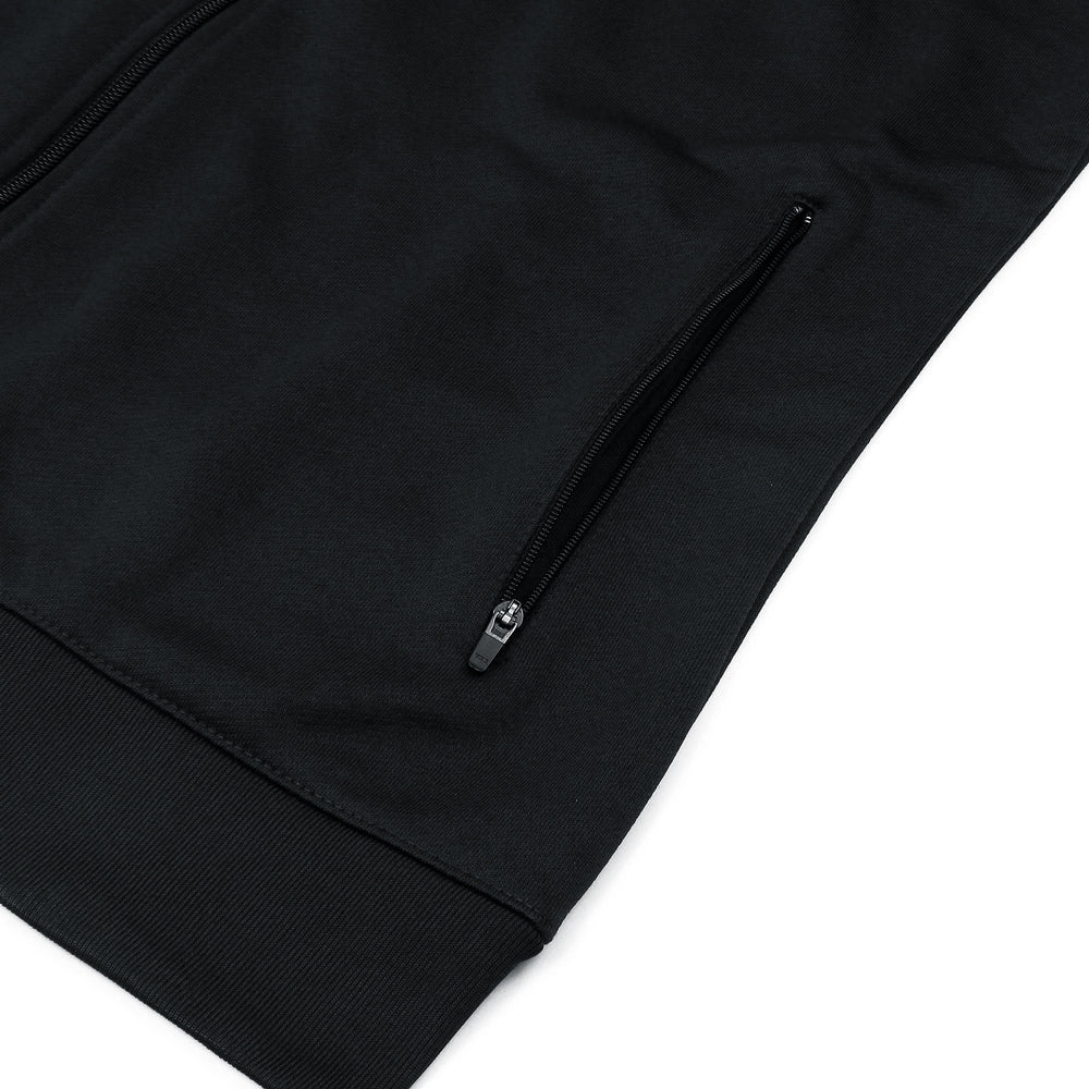 Tibhar Zipper jacket-Kids-2024-Black lime - FactoryX.pk