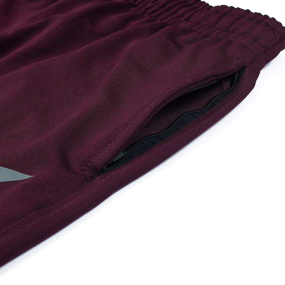 Dropshot Logo print Trouser-MTRS-0078-Burgundy - FactoryX.pk