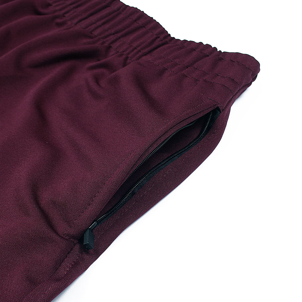Dropshot verticle print trouser-MTRS-0077-Burgundy - FactoryX.pk