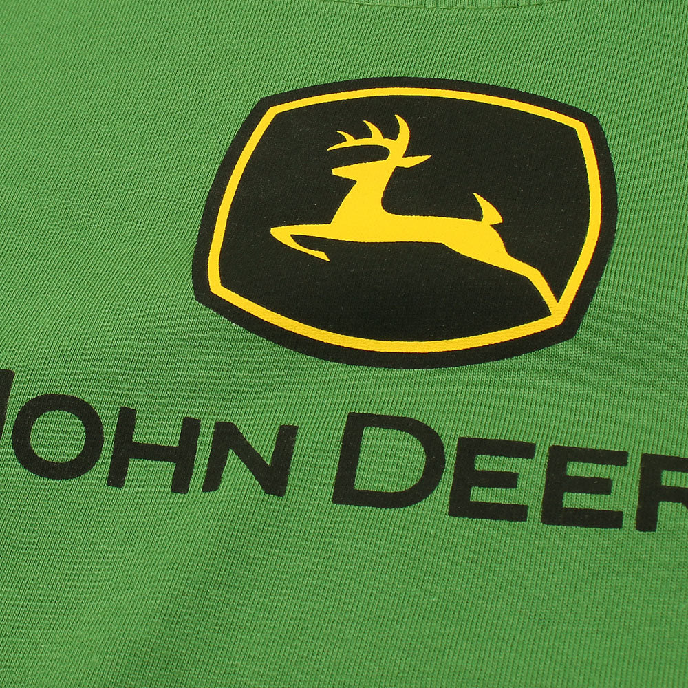 John Deere Logo Printed Boys T-shirt-KTST-2171-Green