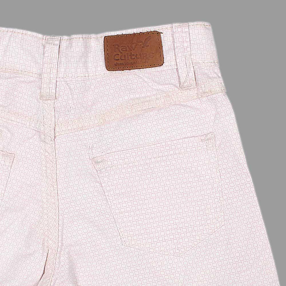 Baby Pink Squares short-KSTS-0085-Baby Pink