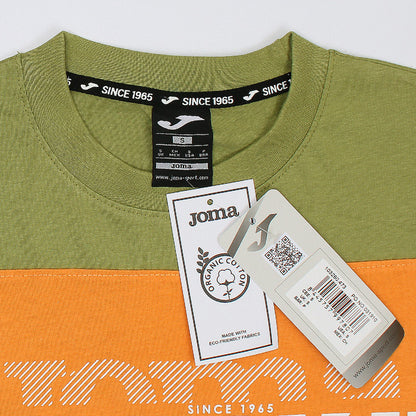 Joma Front Panel Logo T-shirt For Men-MTST-2173-Olive Orange