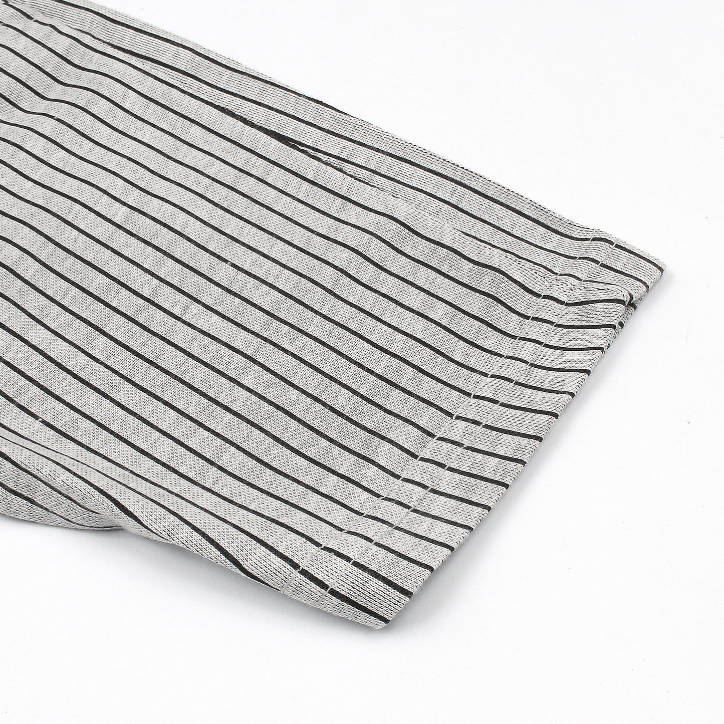 C&A Grey Black  Strips Short-KSHR-2092