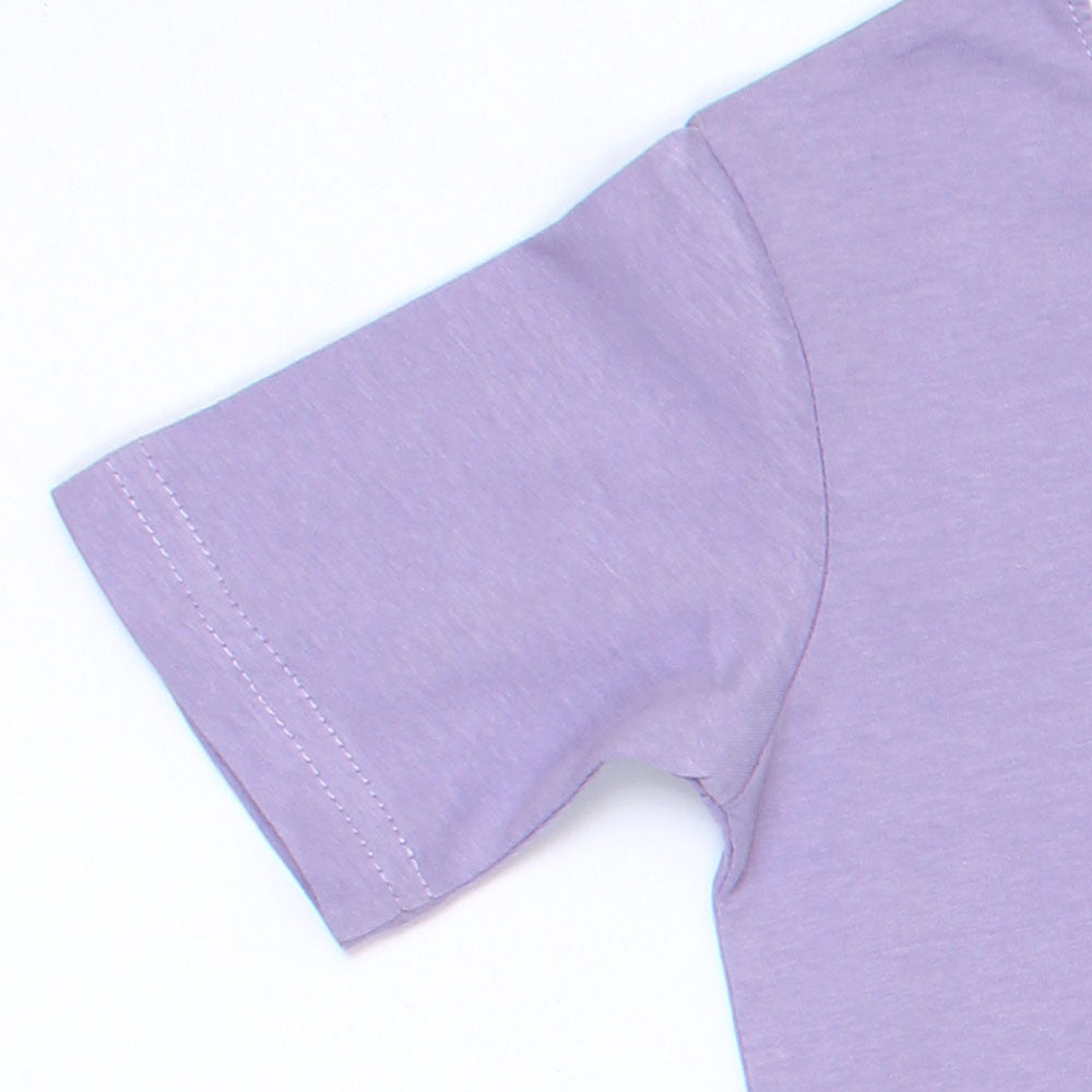 Joma Logo Long T-shirt for Girls-KTST-2182-Purple