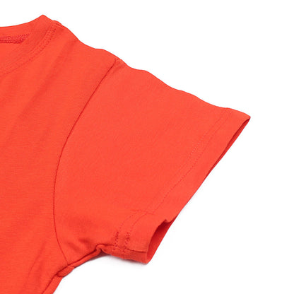 Summer Time Printed Tees For Her-LTST-0011-Orange - FactoryX.pk