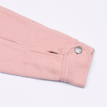 Plain Pink Shacket For Women - FactoryX.pk