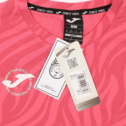 Joma Printed Short Sleeve T-shirt for Ladies-LTST-2178-Pink