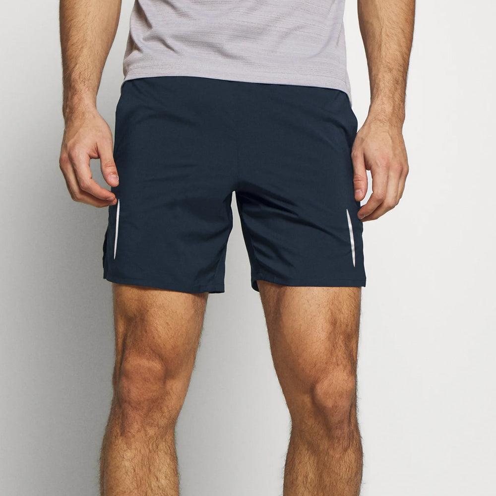 Banner plain Shorts-MSTS-0071-Navy