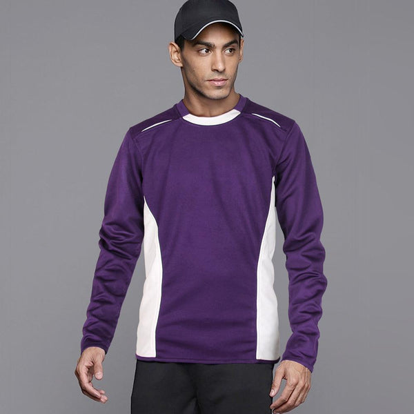 Banner Full Sleeve Shirt  Multitop-MSWS-0056-Purple White