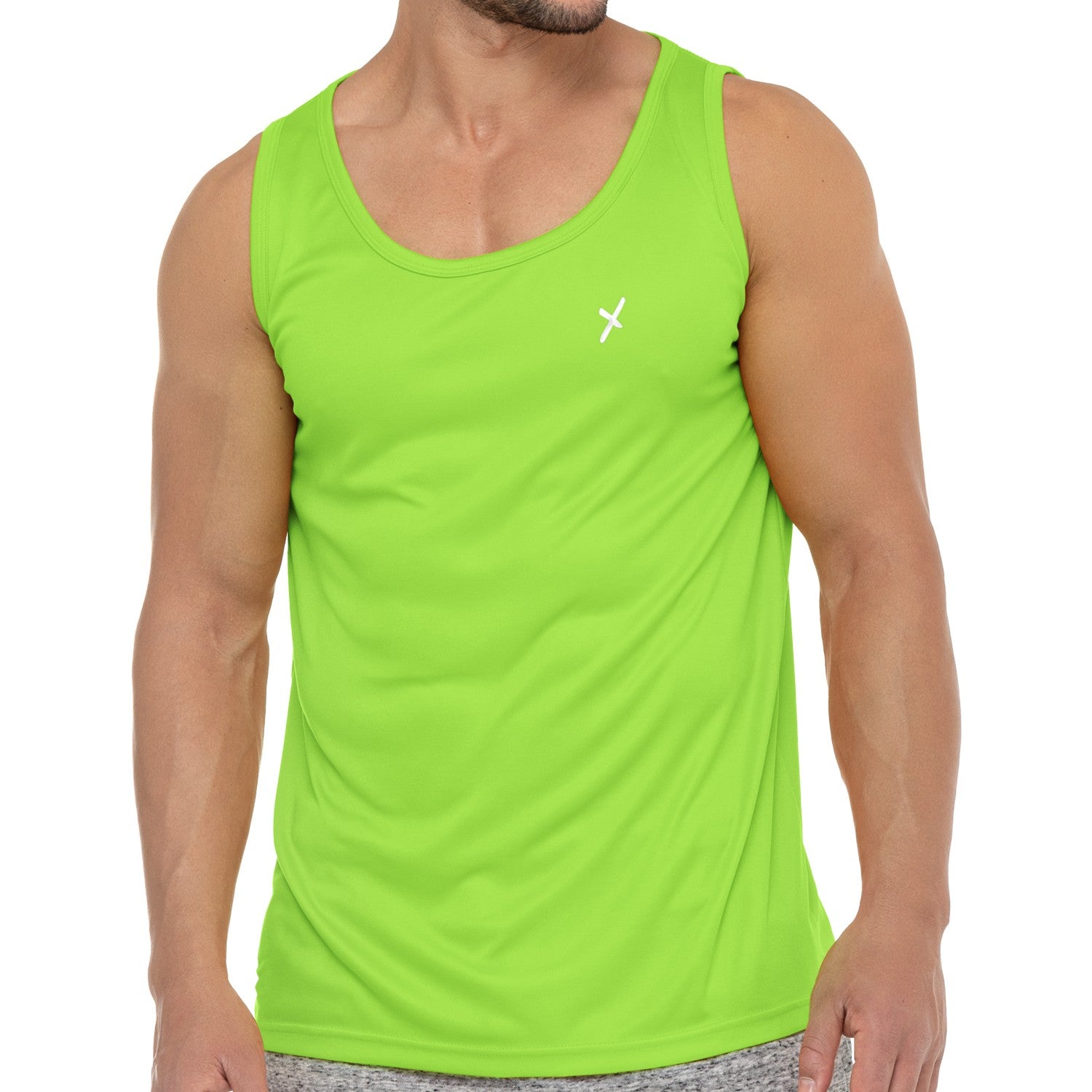 Cflex Activewear Sando For Men-MSNDO-2004-Green - FactoryX.pk