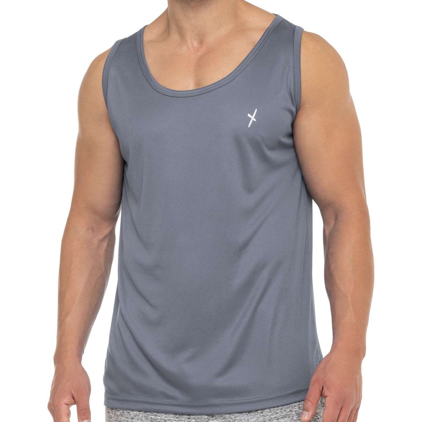 Cflex Activewear Sando For Men-MSNDO-2004-Grey - FactoryX.pk