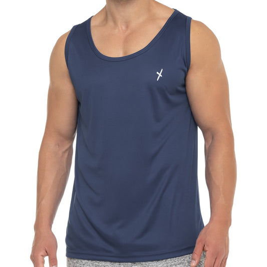 Cflex Activewear Sando For Men-MSNDO-2004-Navy - FactoryX.pk