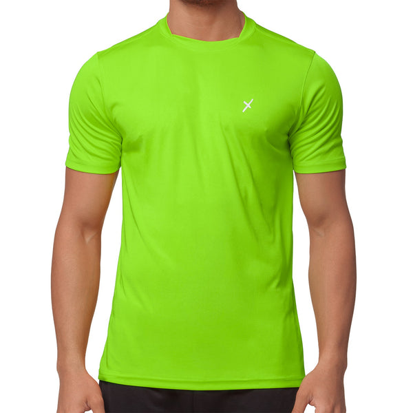Cflex Active Wear T-Shirt For Men-MTST-2002-Green - FactoryX.pk