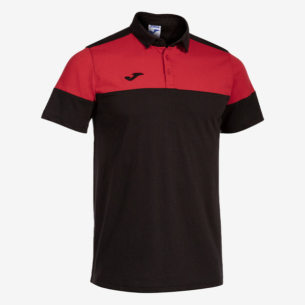 Joma Confort II Polo For Him-MPLO-2067 -Black Red