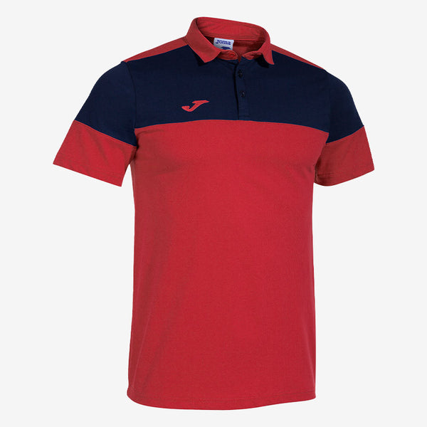 Joma Confort II Polo For kids-kplo-2213-Red Navy