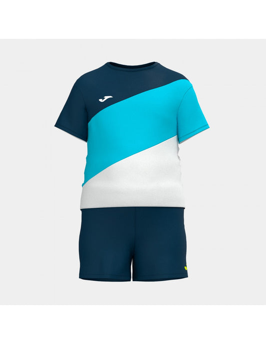 Joma Activewear Thunder Set For Boys-kset-2122-Turquoise Navy